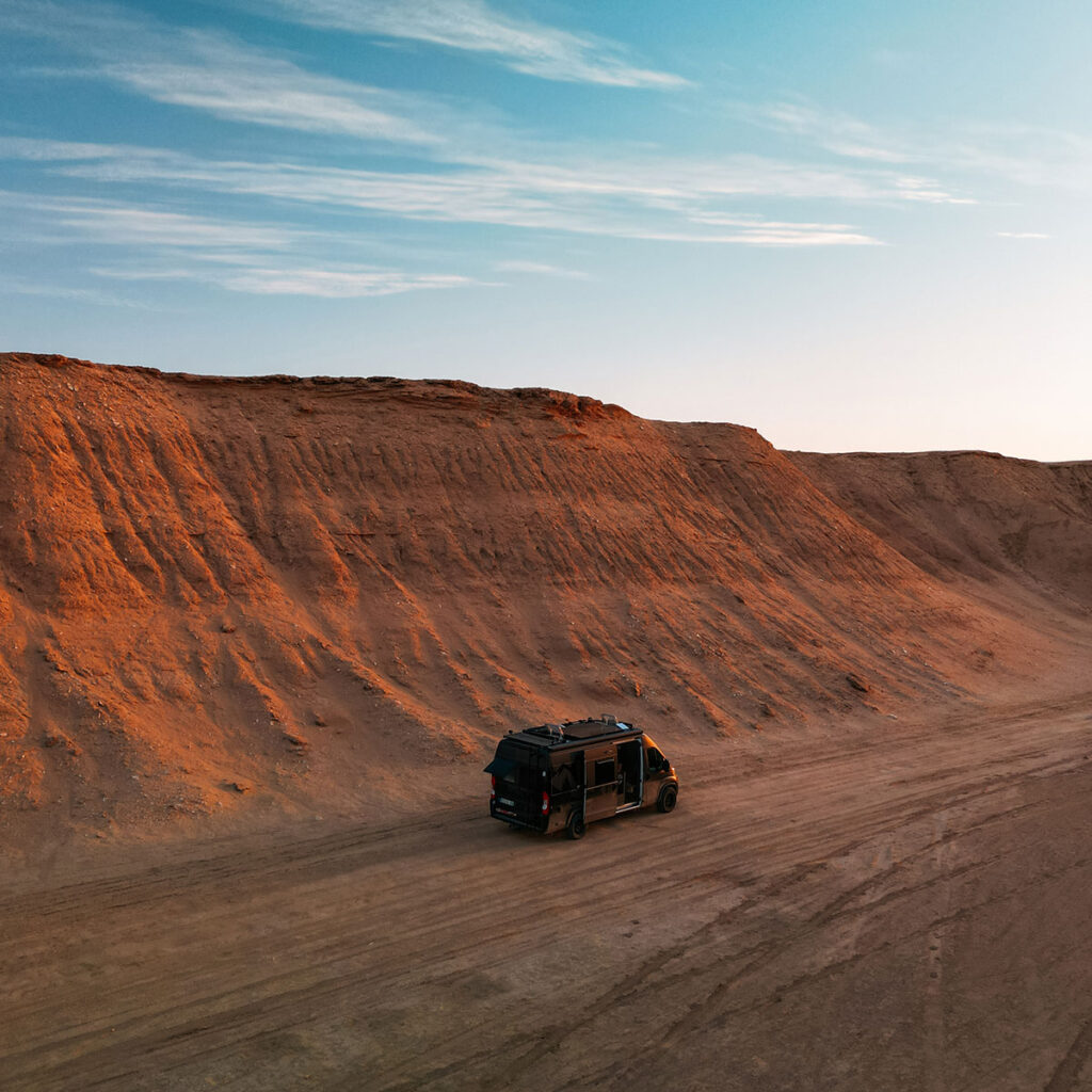 Mit dem 2WD am Ong Jmal in der tunesischen Sahara