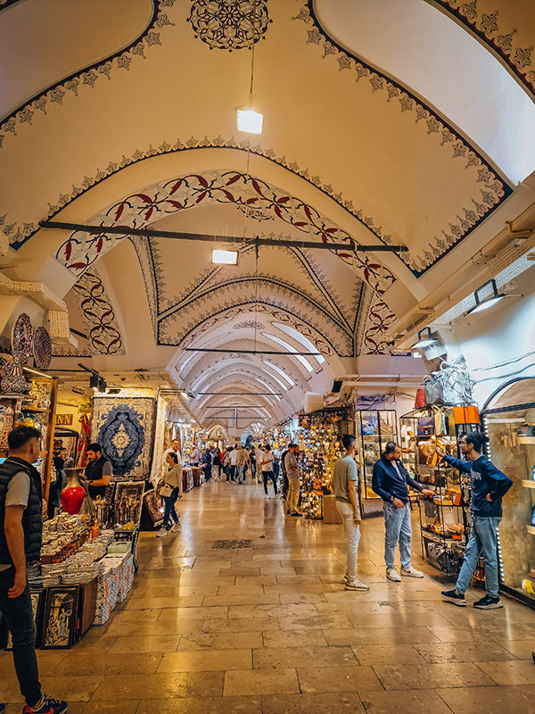Der Grand Bazar in Istanbul, Türkei